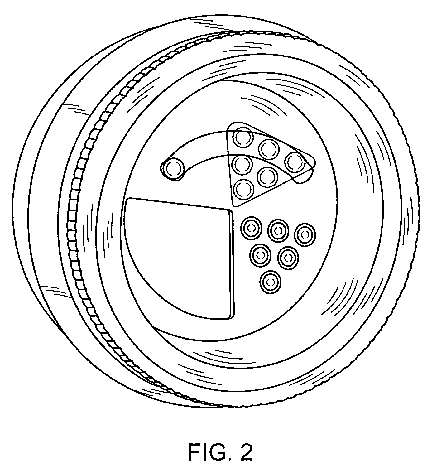 Cosmetic powder container with rotating dispensing mechanism