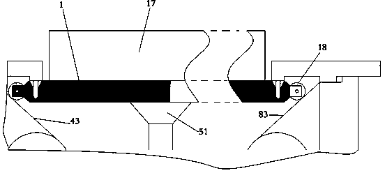 Solar cell panel installation component with vacuum chunk device as assembly/disassembly driving device