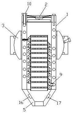 A fan structure of a grain dryer and a grain drying machine