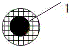 Graphite composite overhead ground wire and preparation method thereof