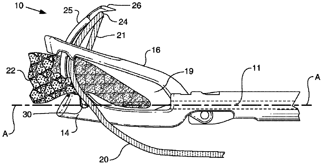 Angled suture passer and method of use thereof