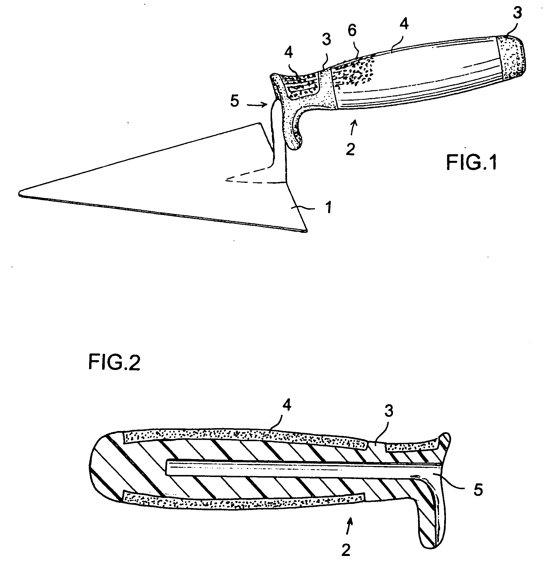 Two-component composite handle for a hand tool