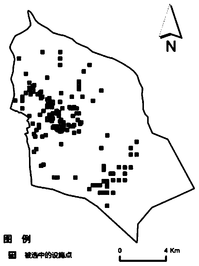 Vending machine site selection method and device based on multi-source big data