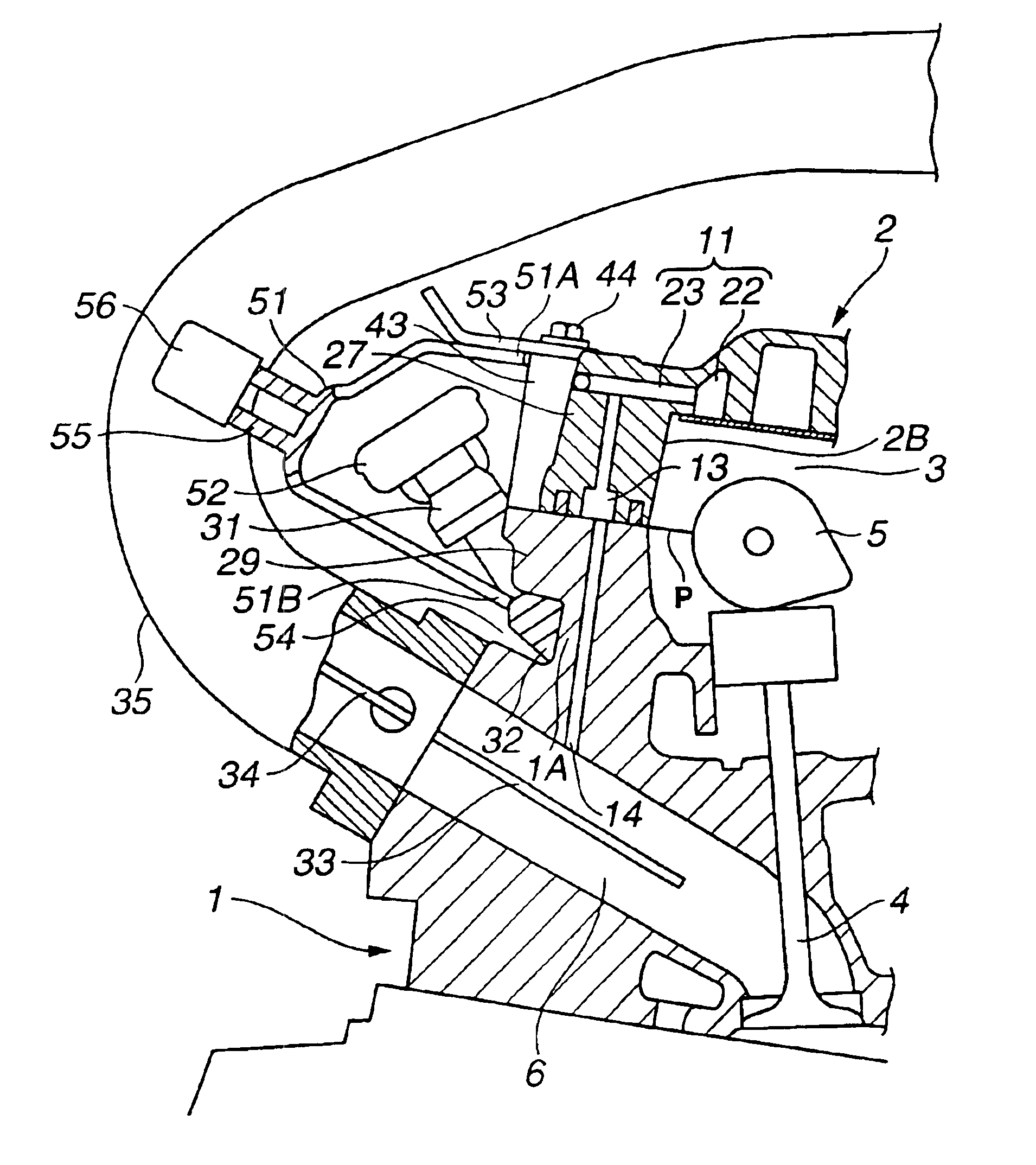 Blowby gas circulating apparatus for an internal combustion engine