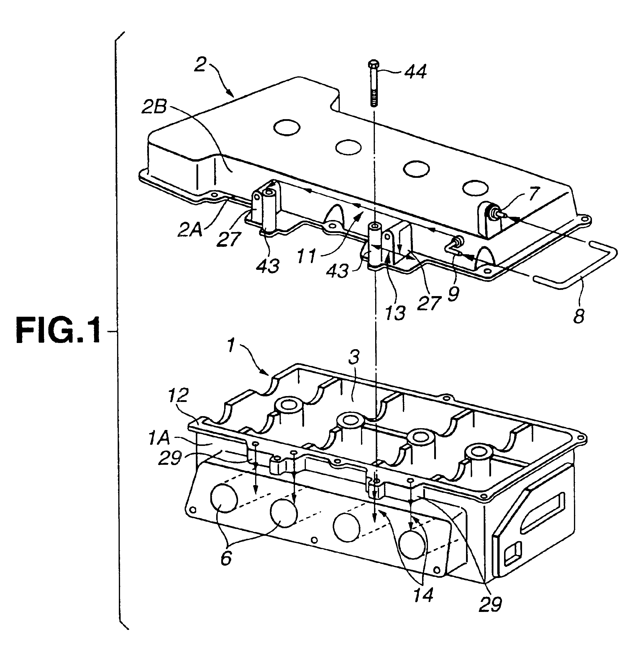 Blowby gas circulating apparatus for an internal combustion engine