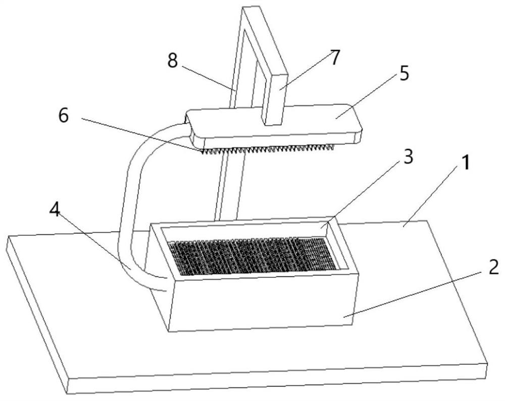 A preparation method of oil-water emulsification and rehydration canned garlic and a special garlic cutting device