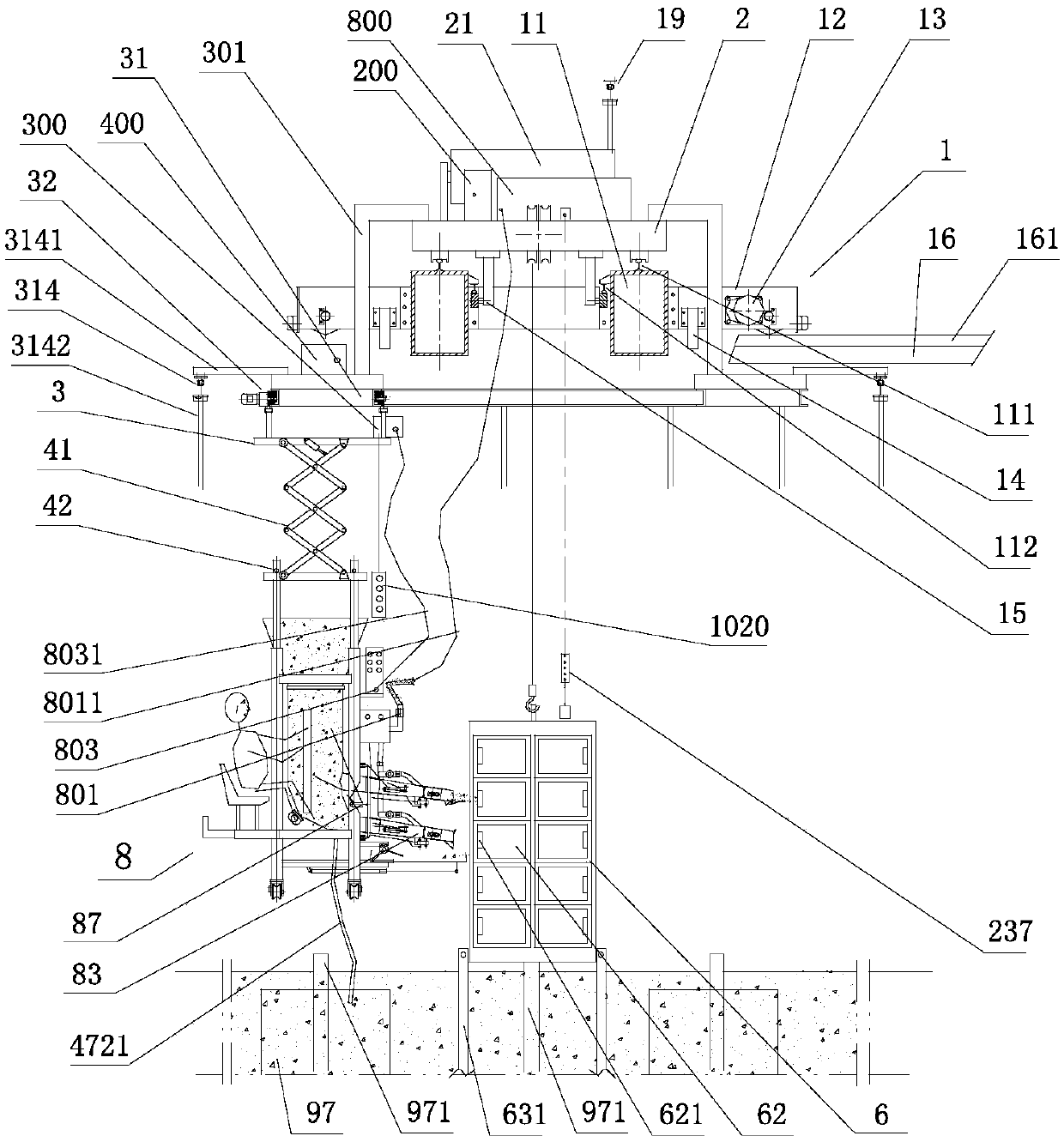 Abalone culture feeding equipment with lifter and movable wheel feeding machine