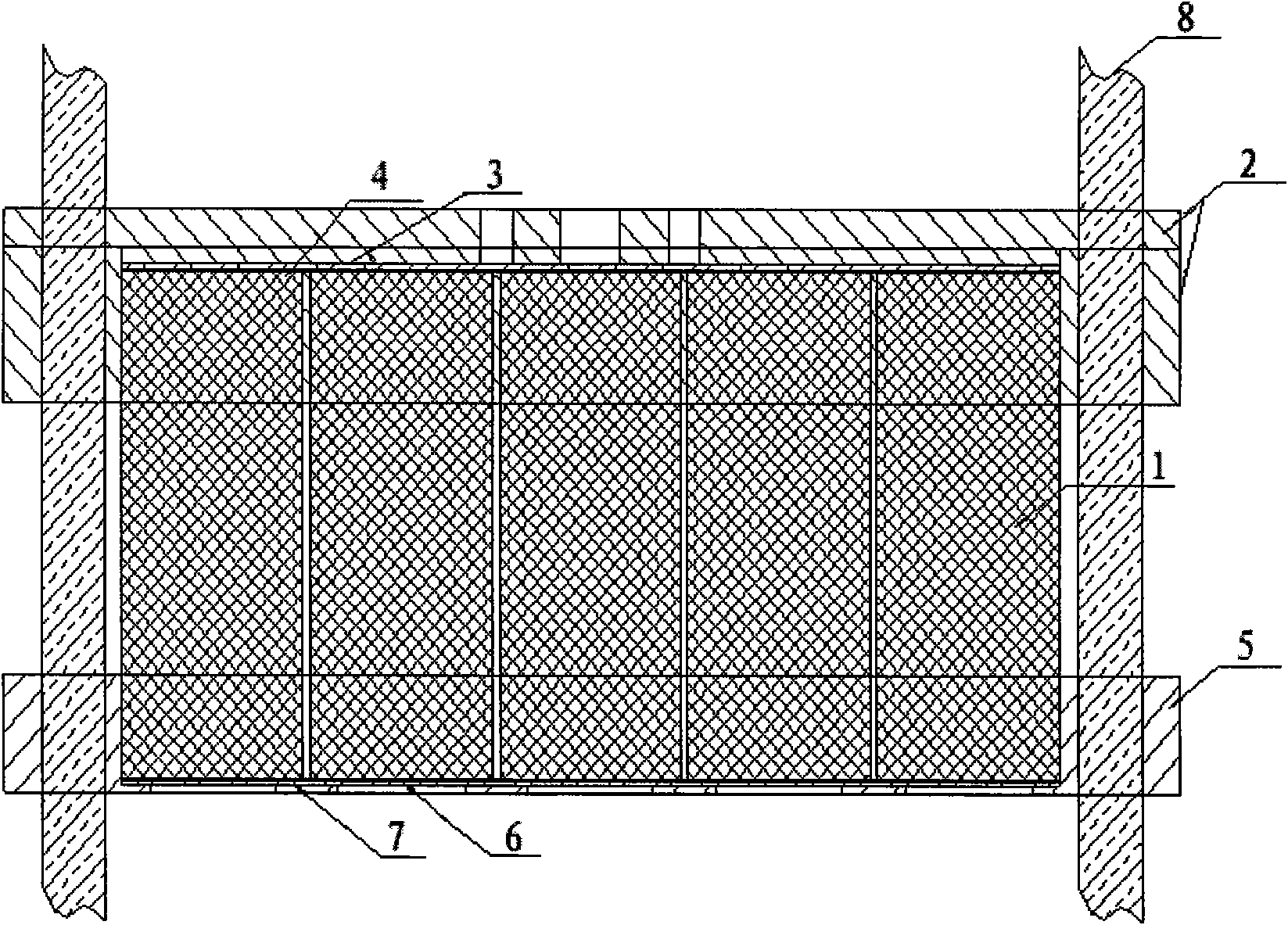 Power lithium ion battery composite structure