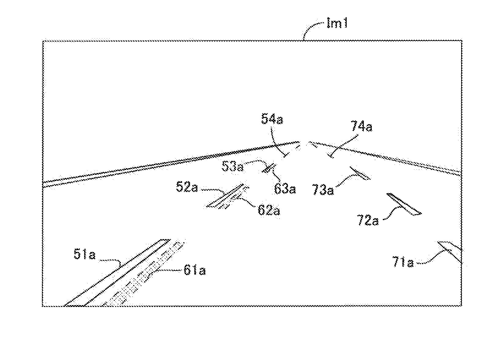 Lane mark recognition device