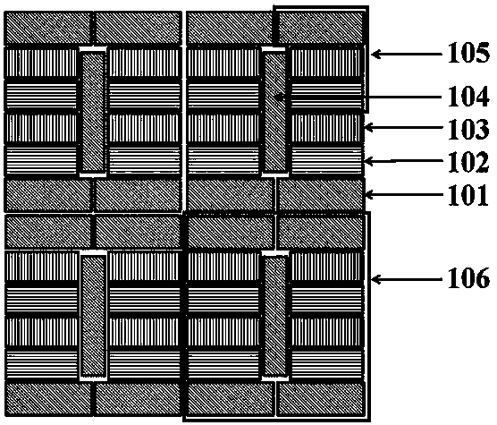 An LED array display device with common redundant sub-pixel points