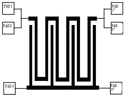 Circuit layout structure for detecting dishing on copper interconnect lines