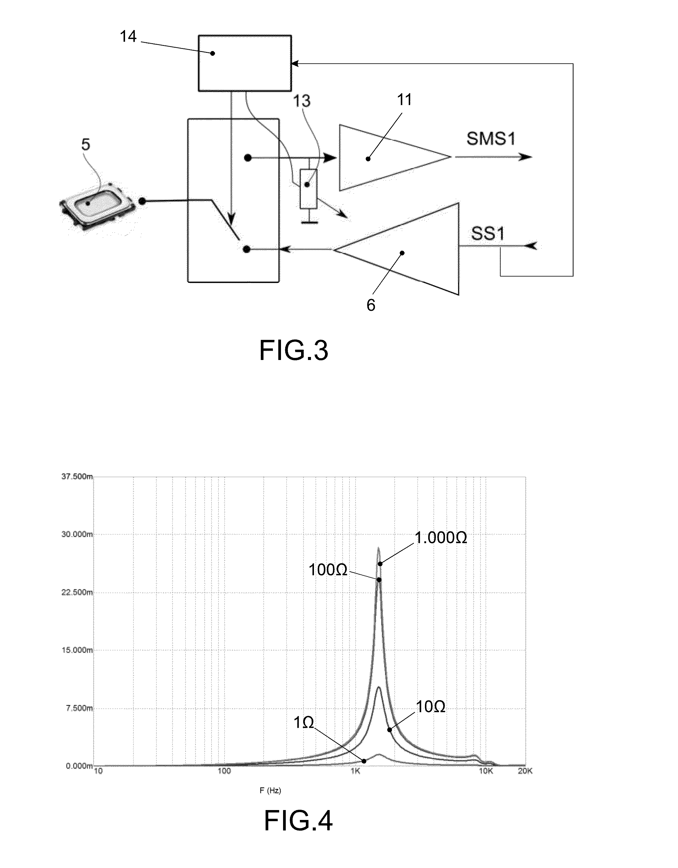 Apparatus with a speaker used as second microphone