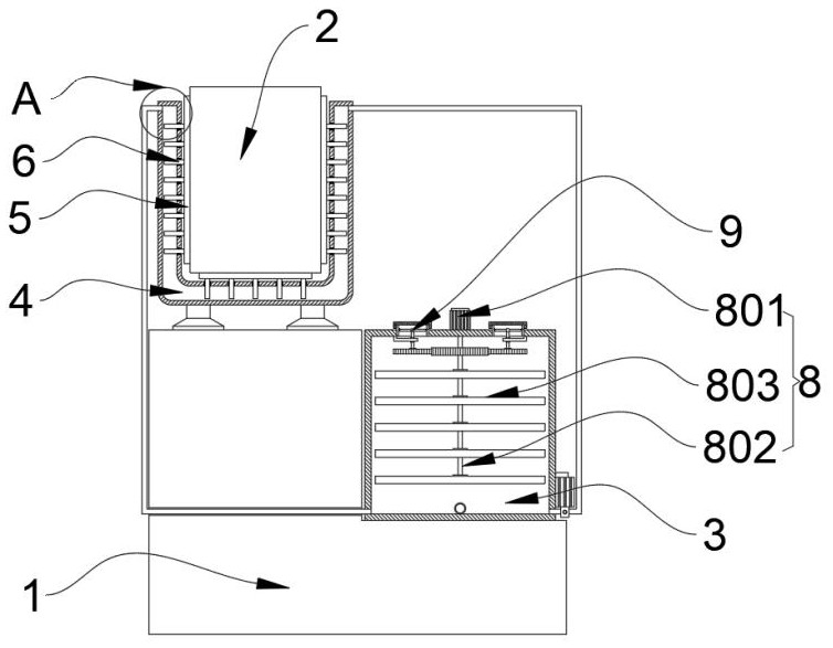 Corrosion-resistant boiler water cooling device for thermal power plant