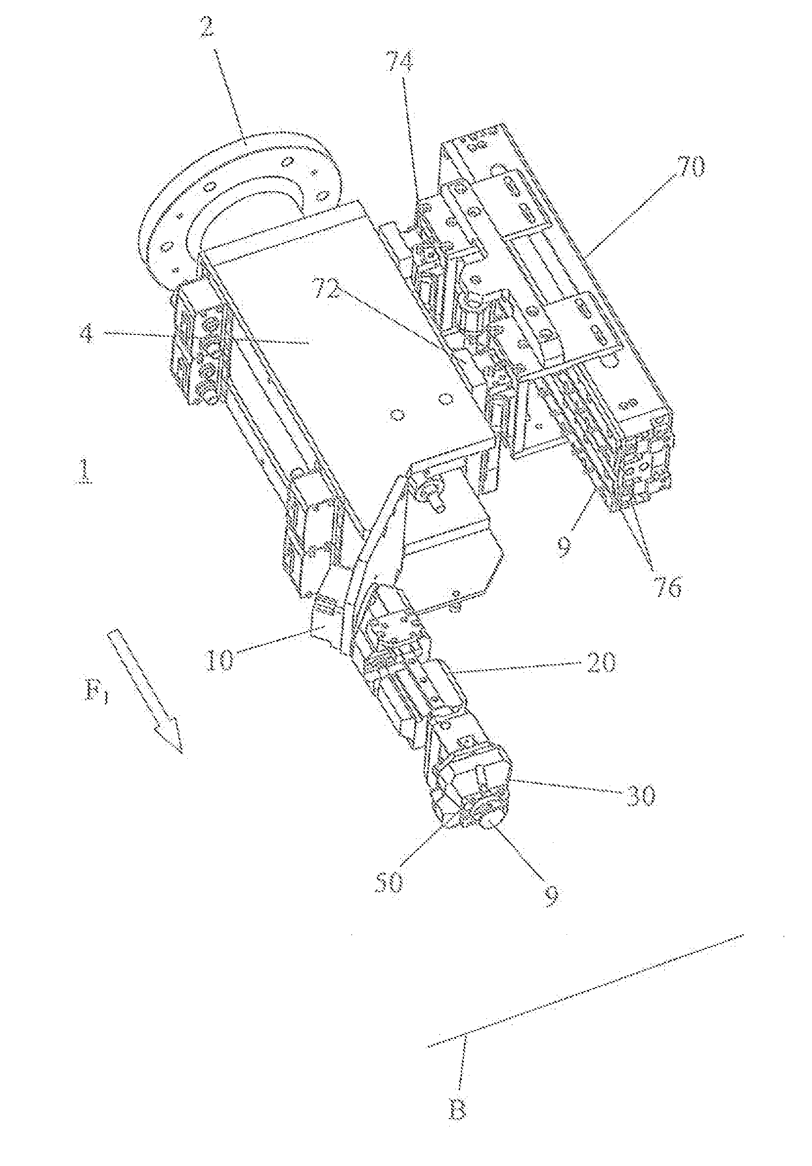 Jointing head for fastening element, and a fastening method