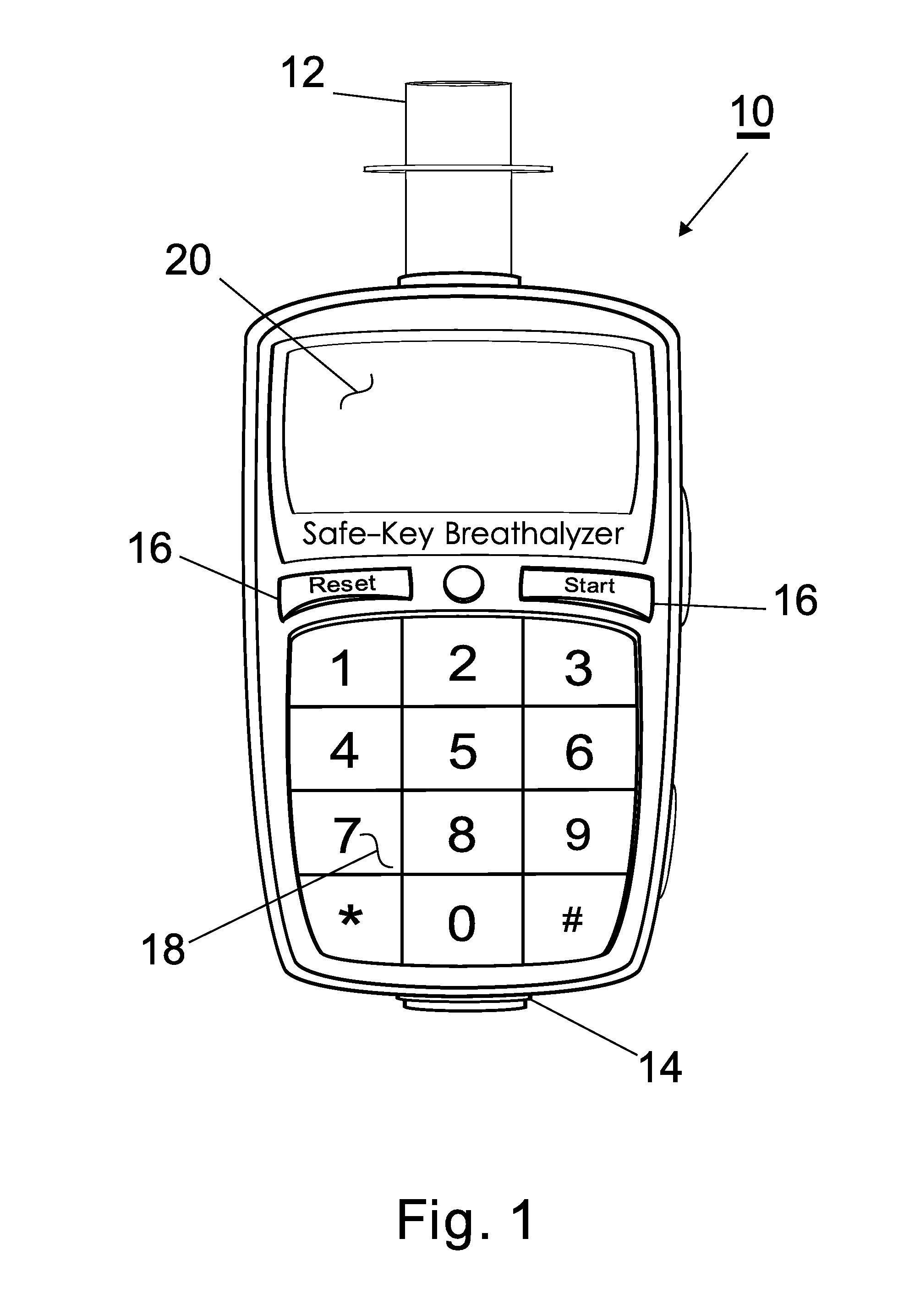 Breathalyzer holder