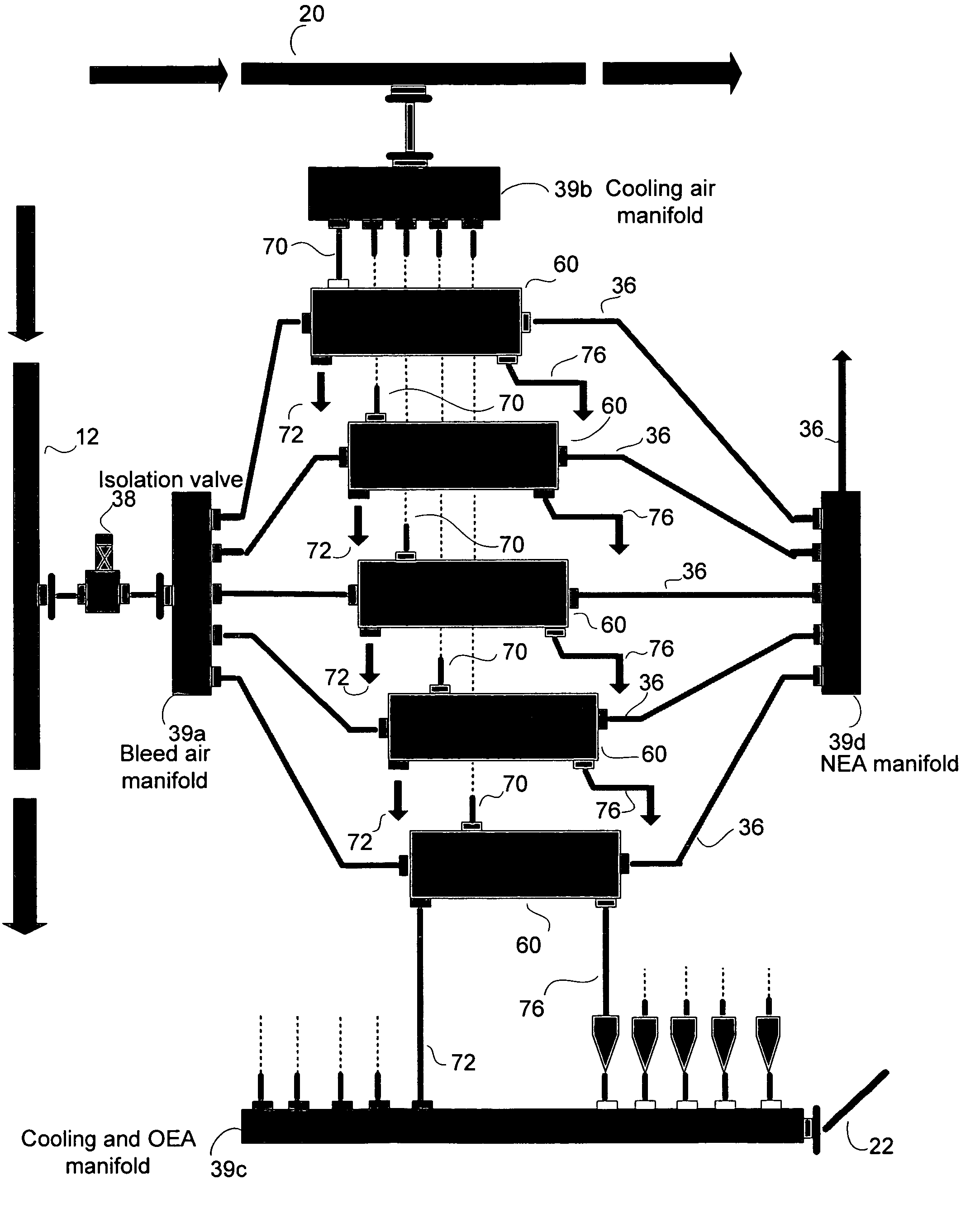 Increasing the performance of aircraft on-board inert gas generating systems by turbocharging