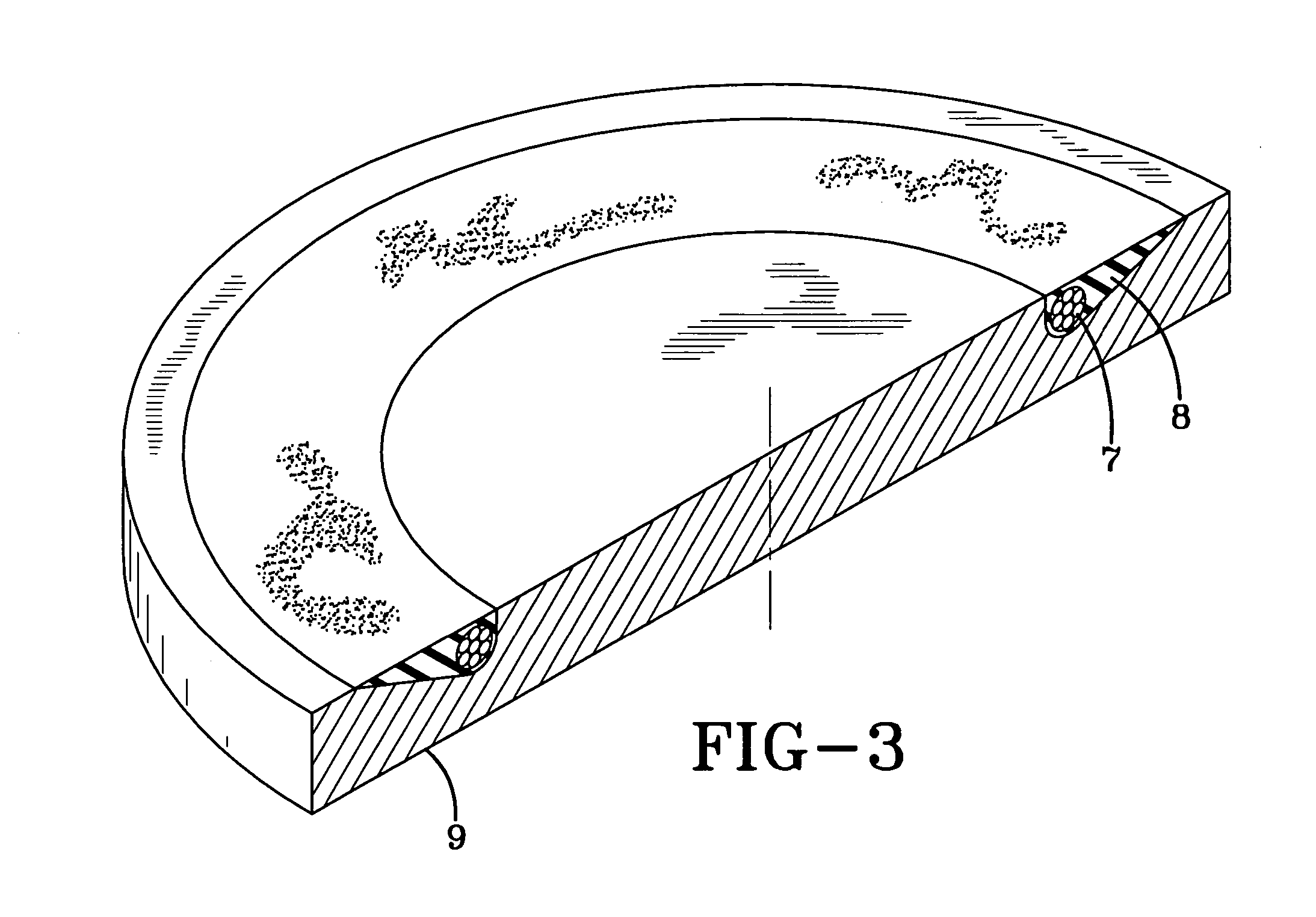 Manufacturing method for a reinforced liquid elastomer tire