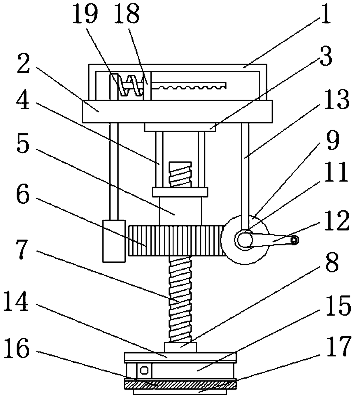 Tablet pressurizing device for anesthesia