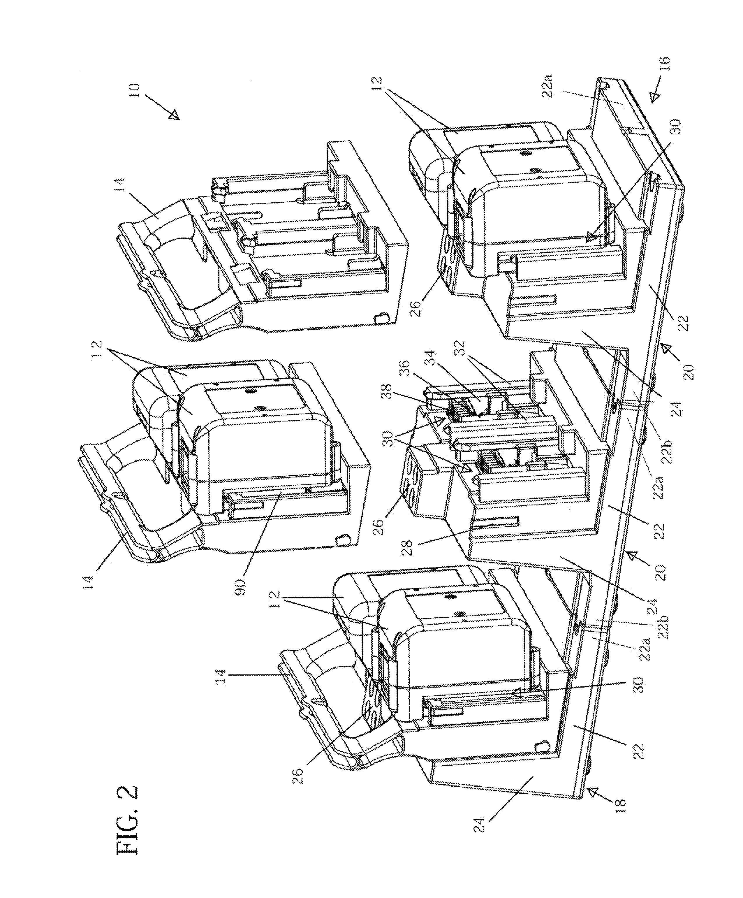 Battery System for a Power Tool, As Well As Battery Holder Therefor, Charger, and Charging System