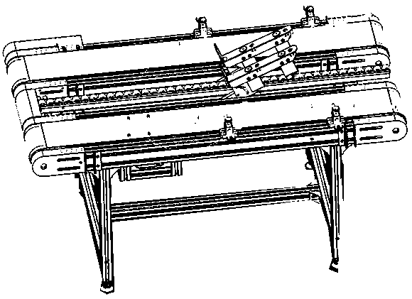 Turning mechanism for irregular packs