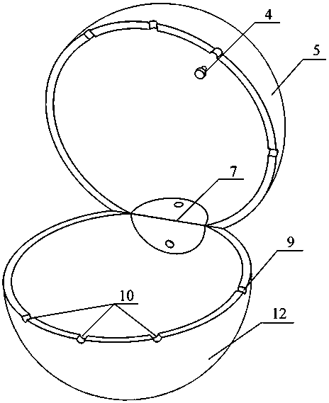 Device and method for measuring volume of resected tissue in vivo