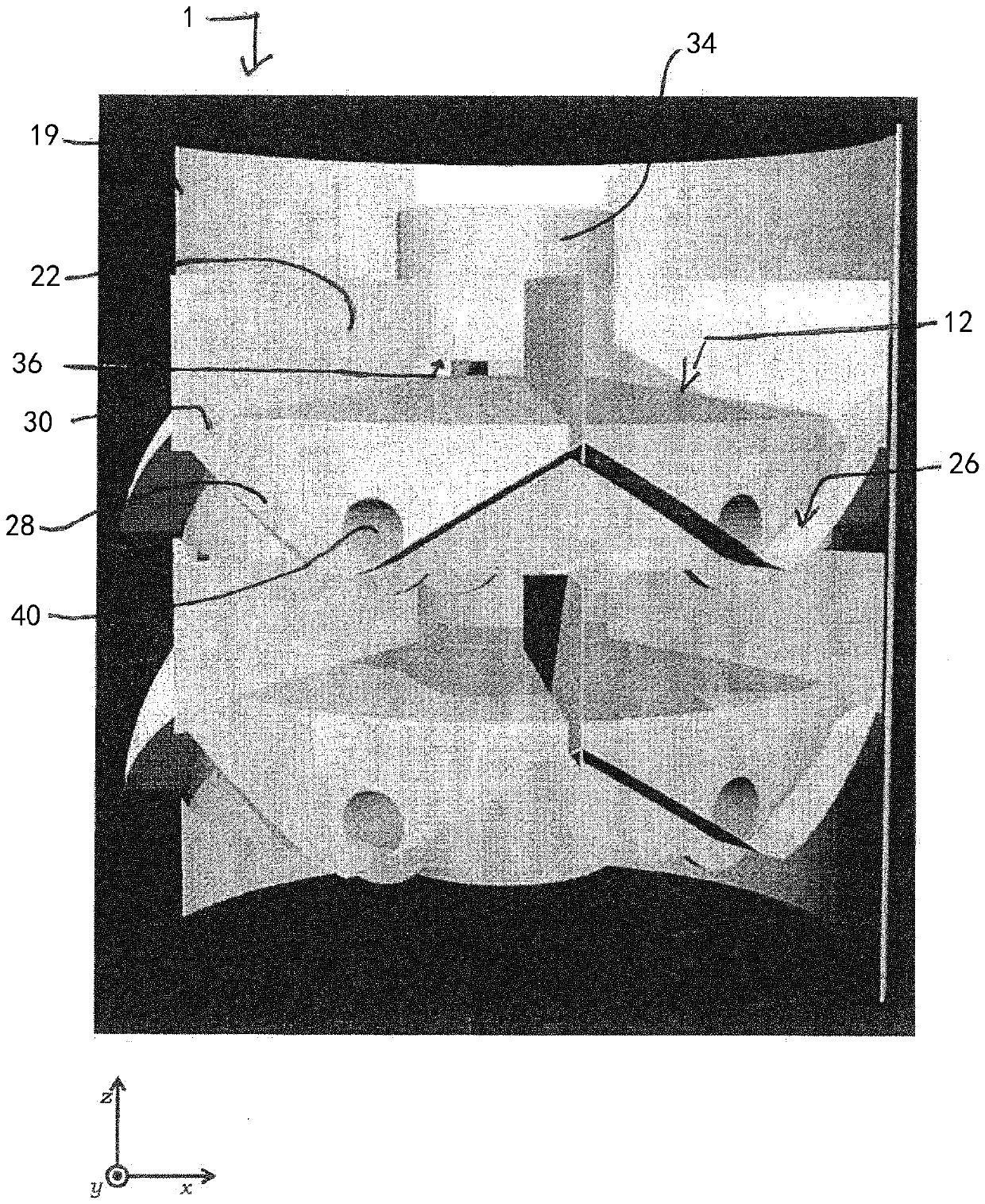 Fluid contact tray particularly for the use in an offshore fractionation column