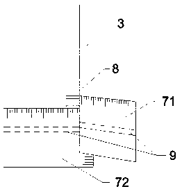 Highway roadbed abutment backfilling gravel inverted filter layer pavement device