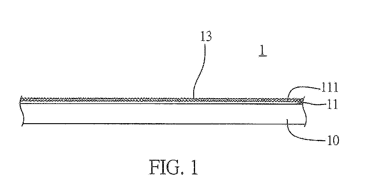 Water-Repellent Structure and Method for Making the Same