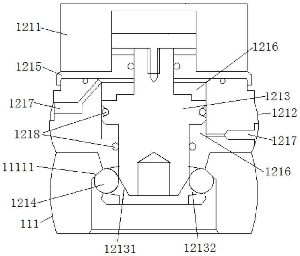 Grinding and polishing fixture system and robot for aeroengine blade