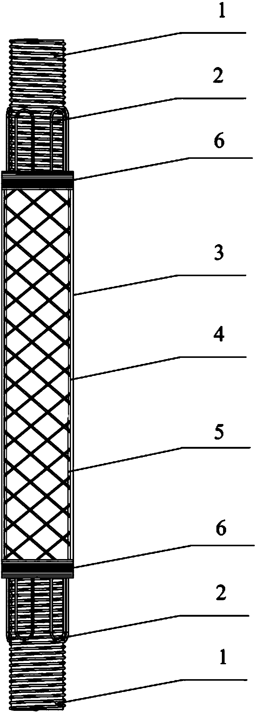 A double-opening braided mesh soft joint artificial muscle