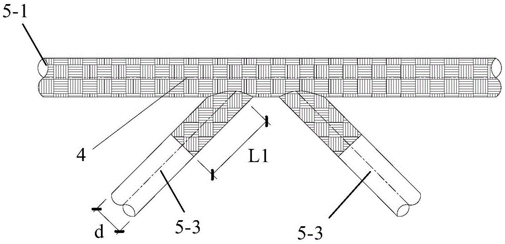 CFRP cloth reinforced structure of steel pipe intersecting joints of steel truss bridge