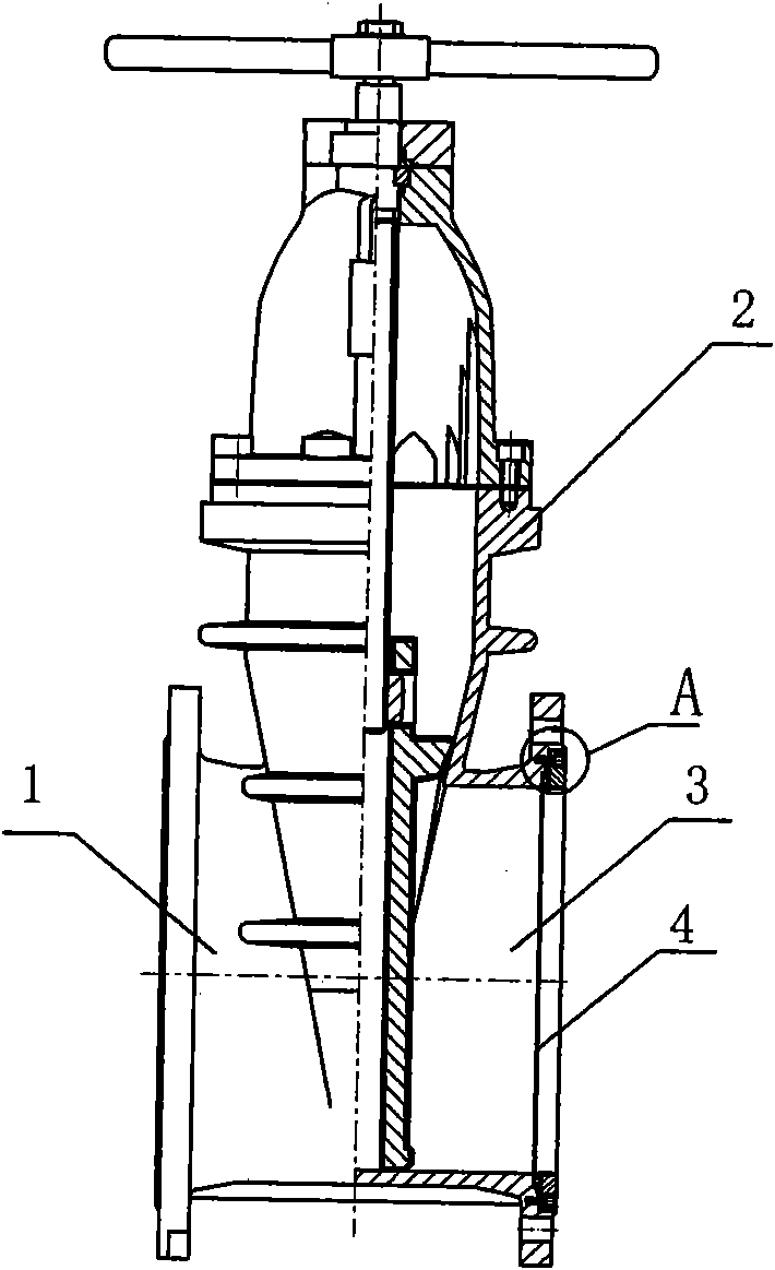 Valve with filtering device