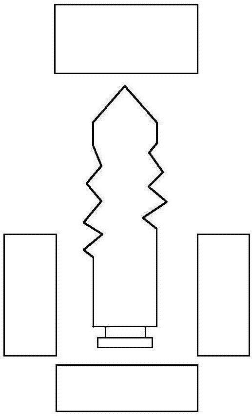 Key bit groove milling device