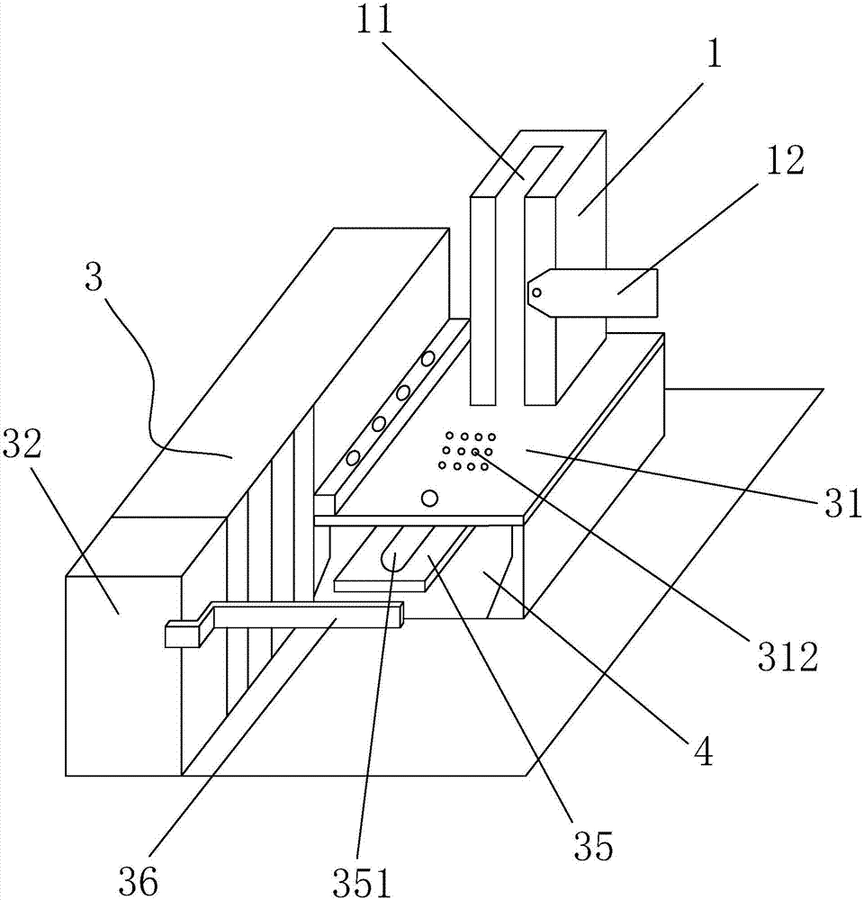 Key bit groove milling device