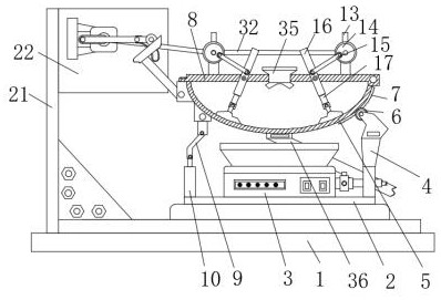 Camellia seed stir-frying processing device for preparing camellia oil