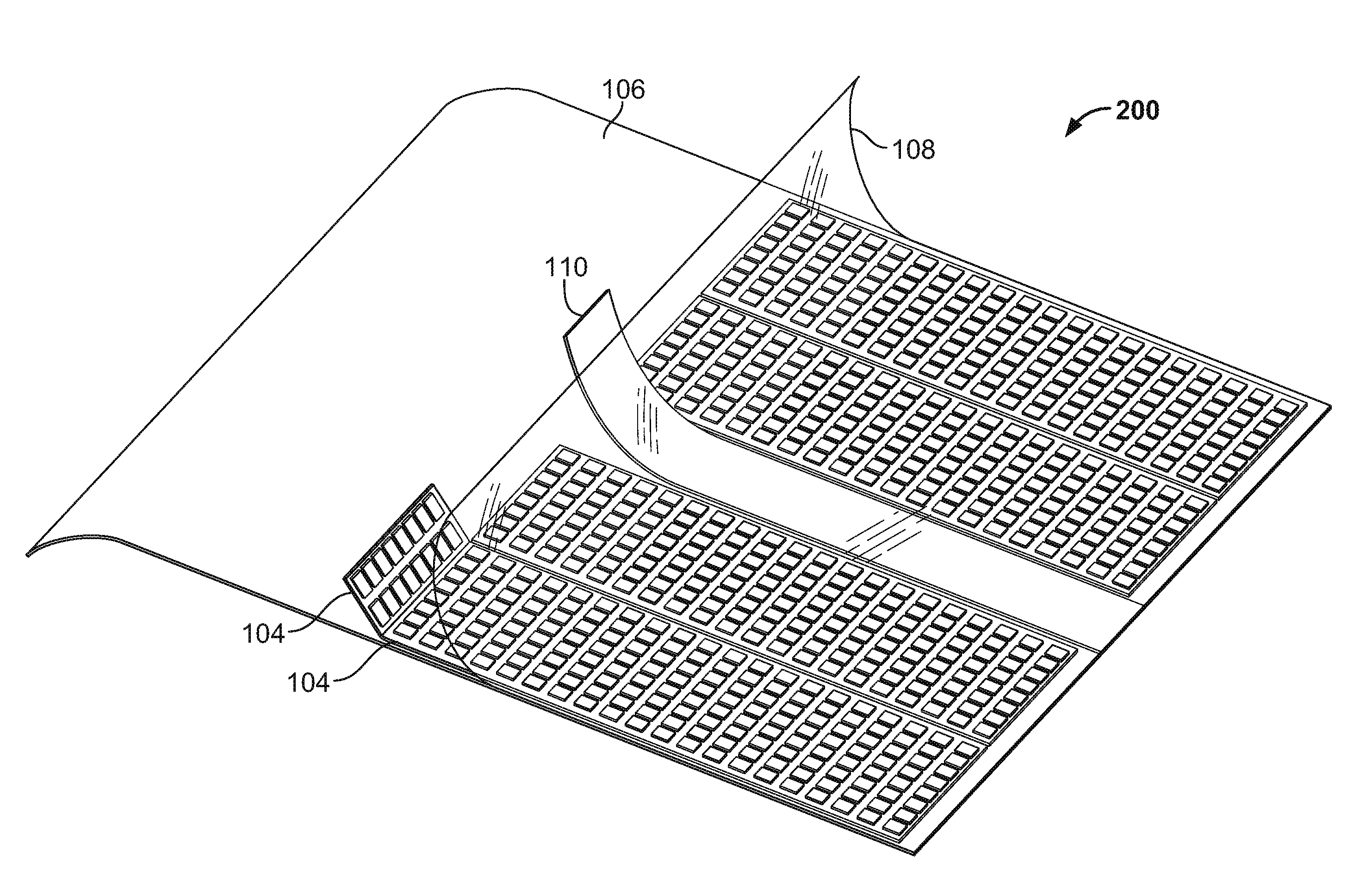 Method of manufacturing flexible, lightweight photovoltaic array