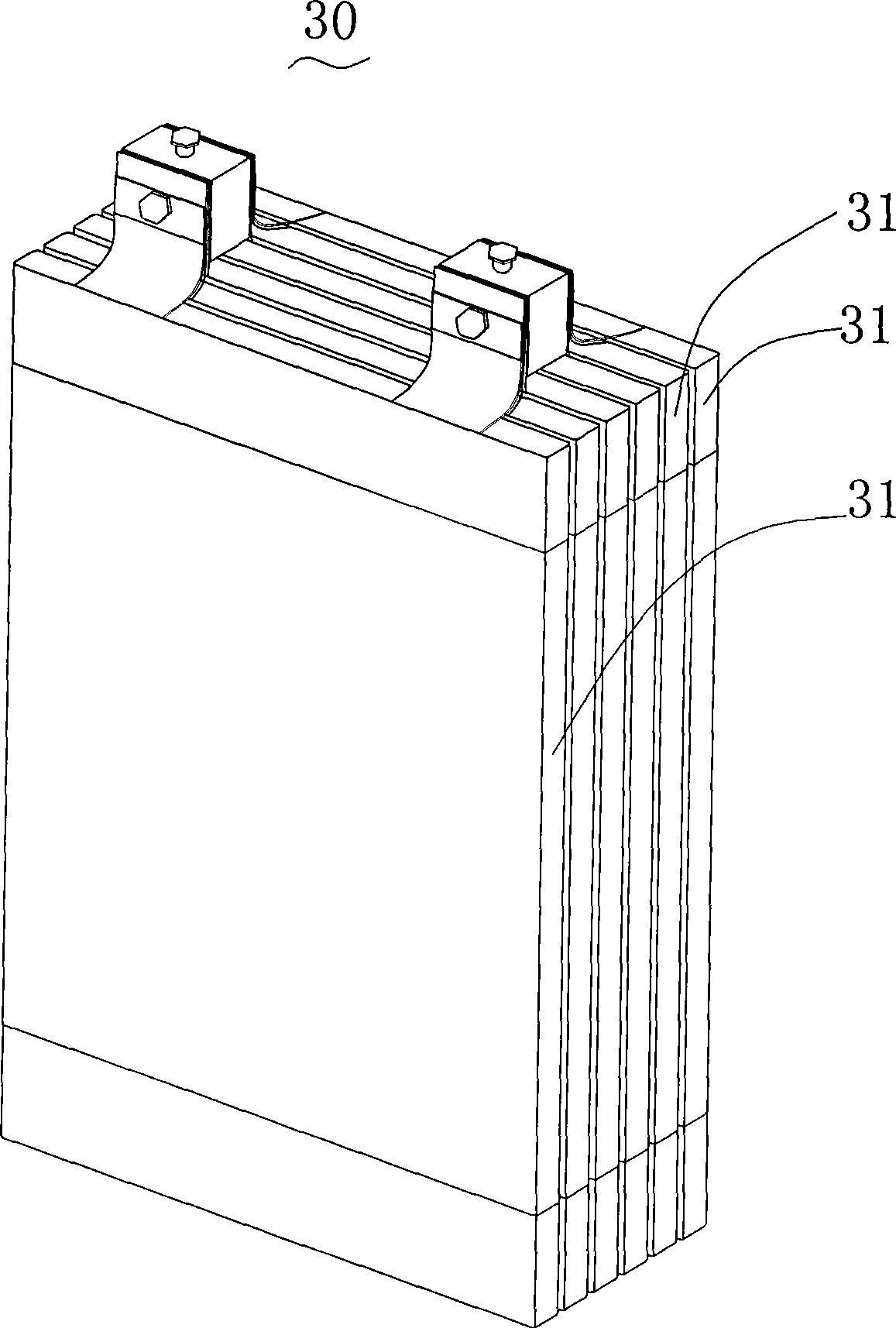 Lithium manganese phosphate or lithium manganese silicate power cell, positive and negative pole manufacturing method thereof