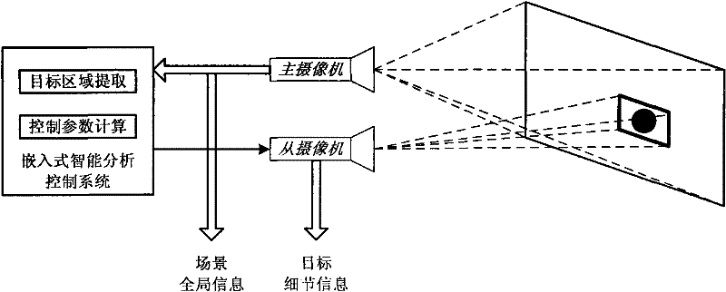 Active video acquiring method and device based on binocular camera shooting