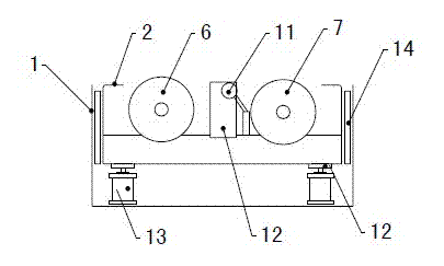 Drum reaction lift type automobile axle load brake composite detecting bench and method