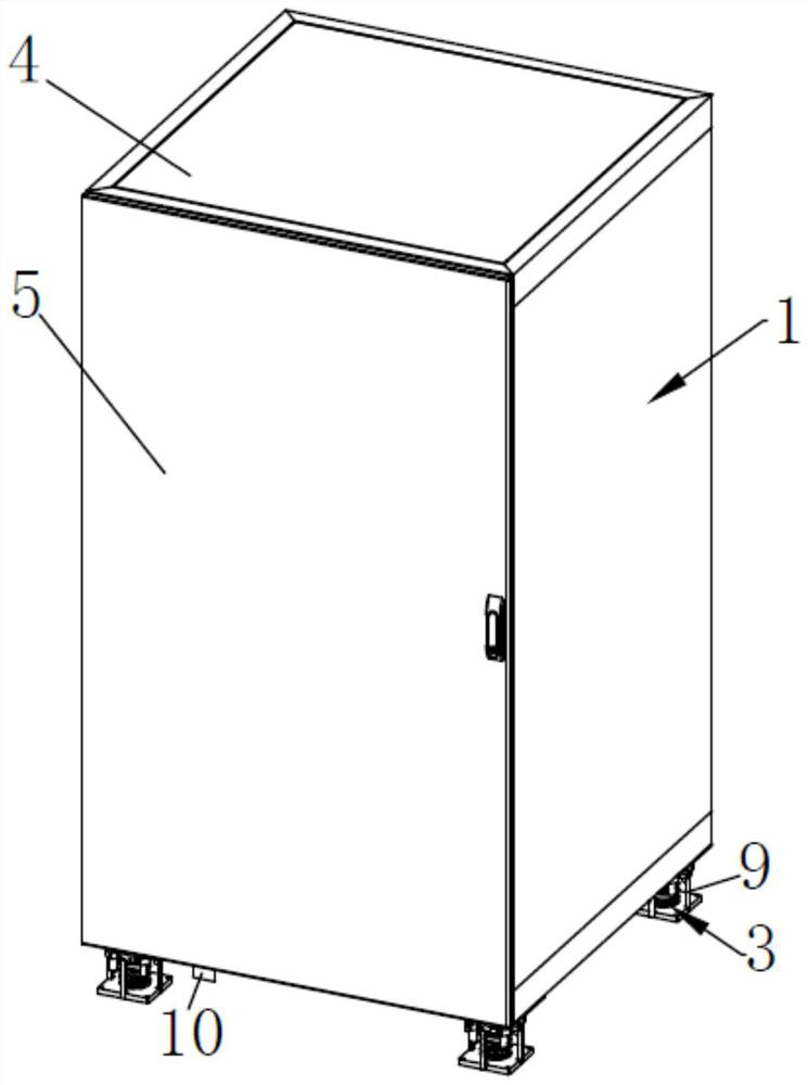 Noise reduction and vibration isolation cabinet