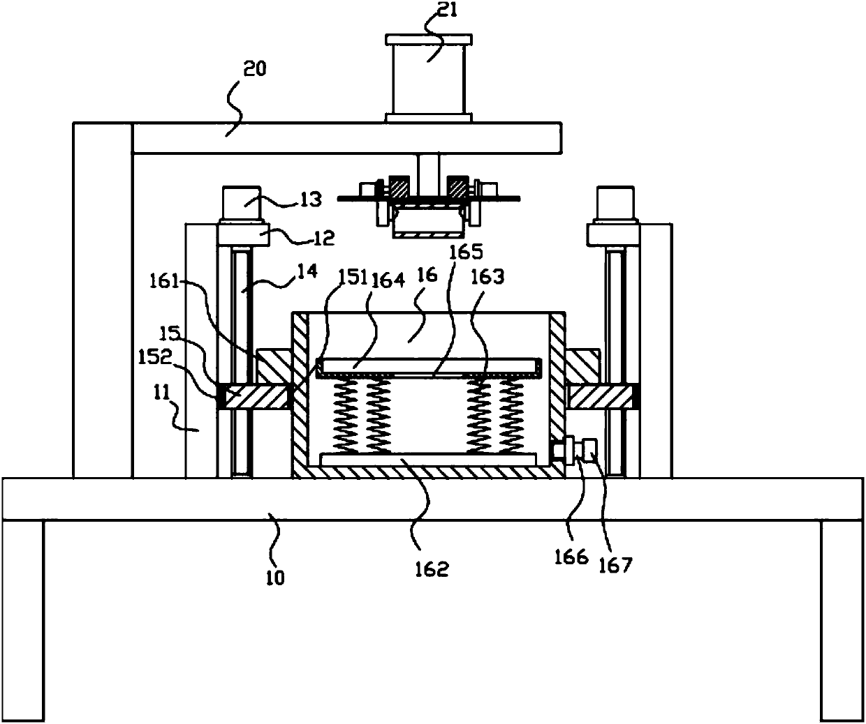 An automatic oil immersion mechanism for cylinder sleeve hardware