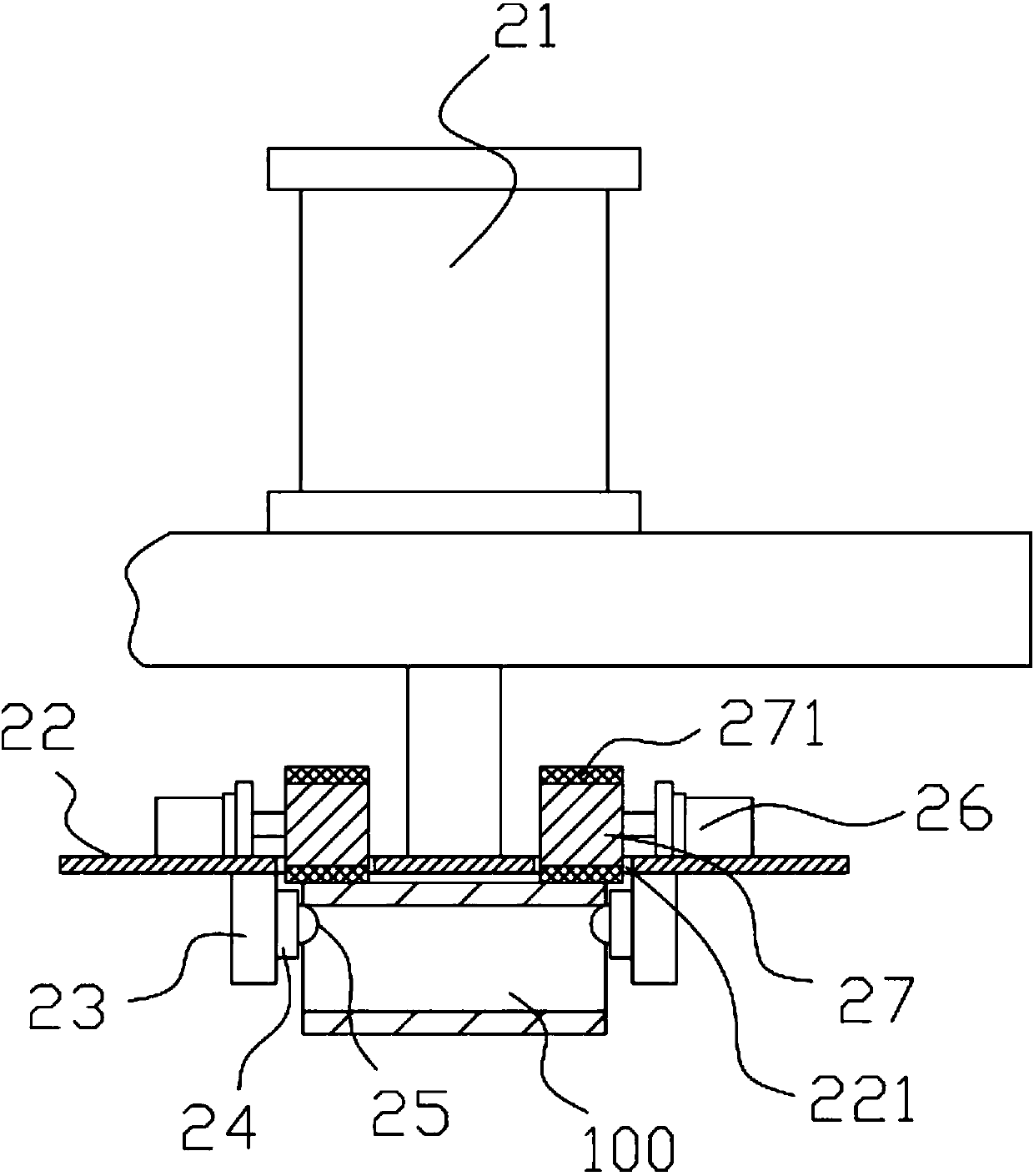 An automatic oil immersion mechanism for cylinder sleeve hardware