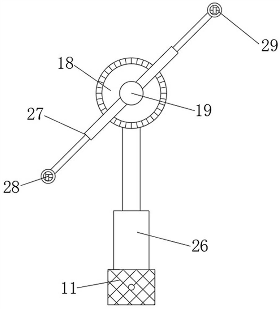 Steel frame connecting device for fabricated building auxiliary construction