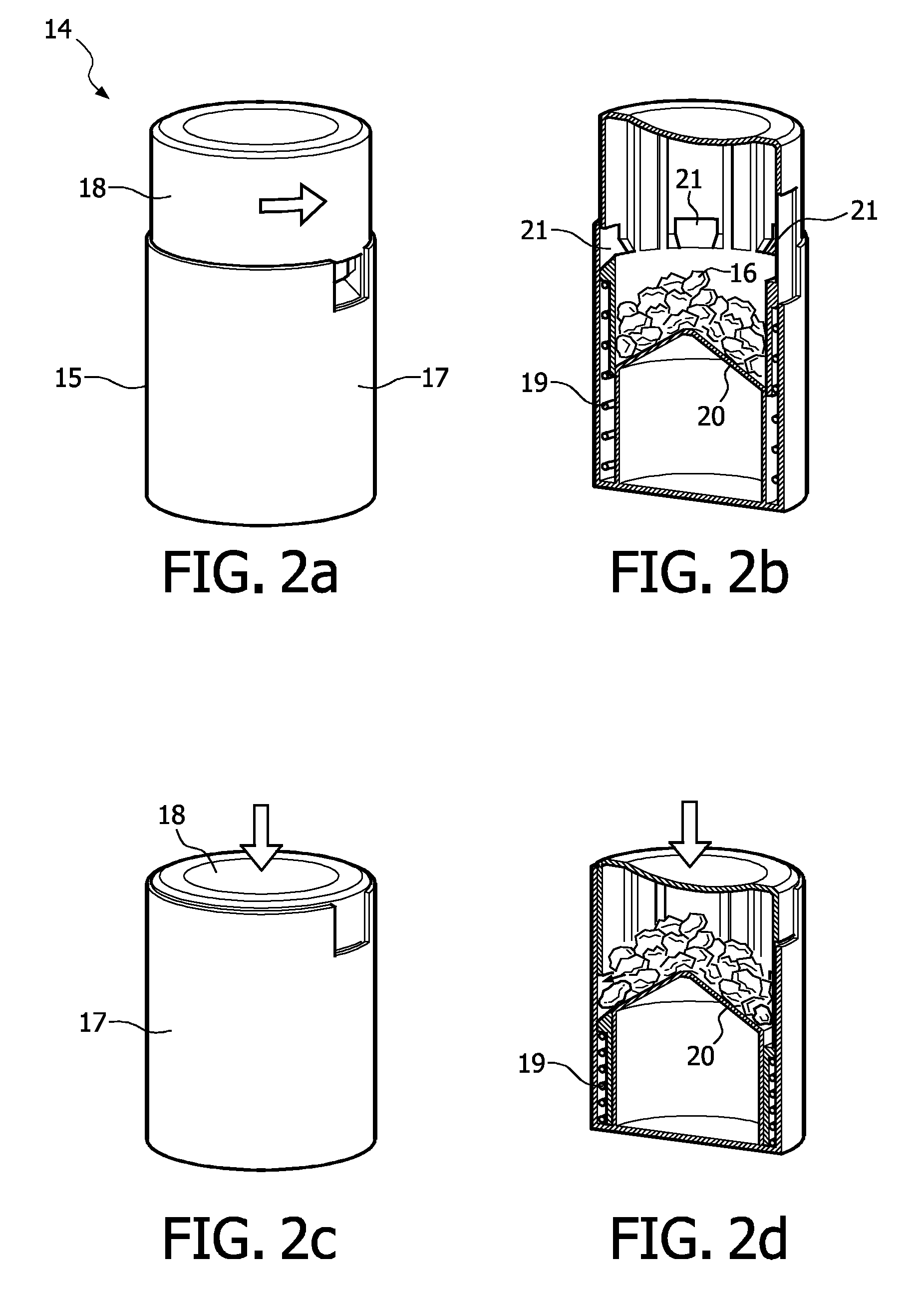 Device for dispensing granular products