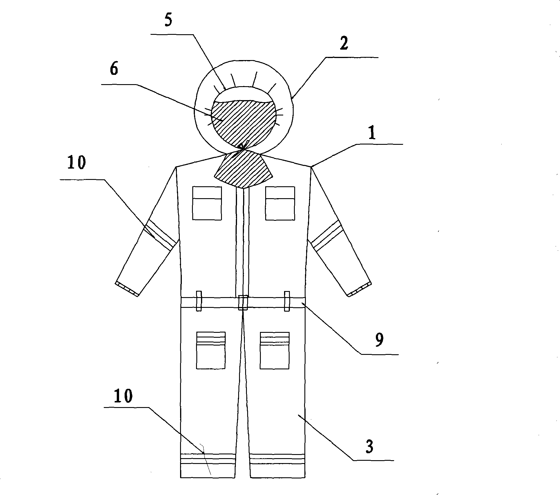 Multifunctional protective suit