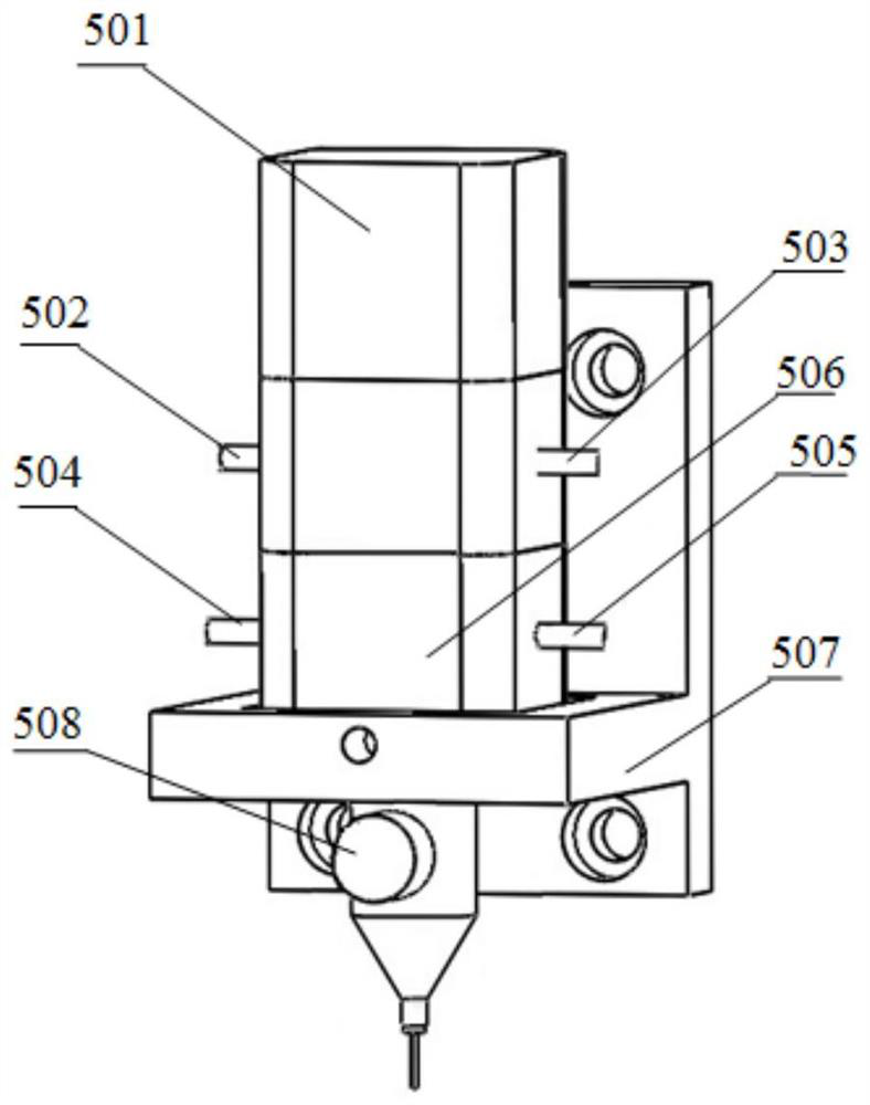 3D printing device and printing method for integrated manufacturing of functionally graded materials and structures