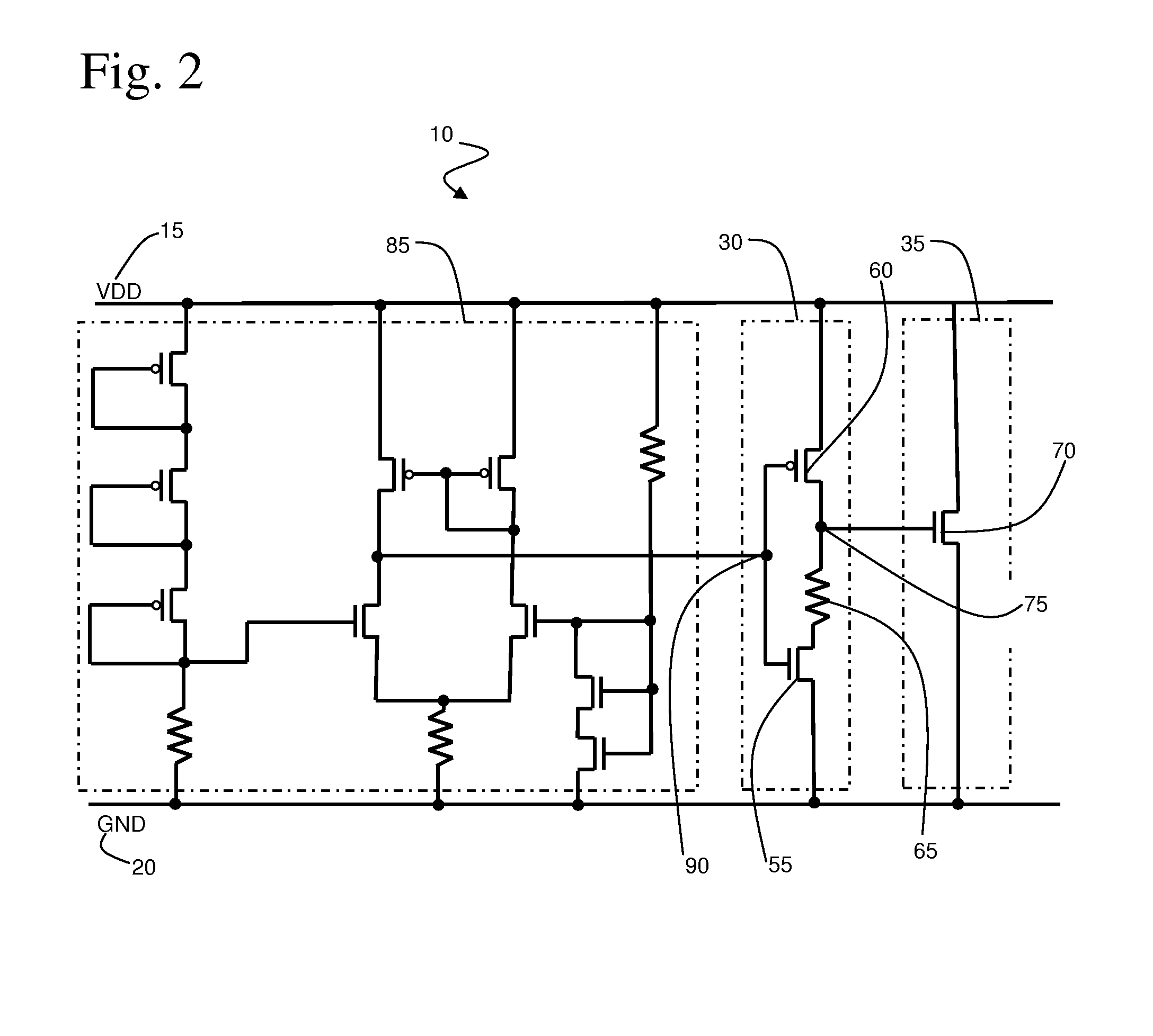 Electrical overstress (EOS) and electrostatic discharge (ESD) protection circuit and method of use