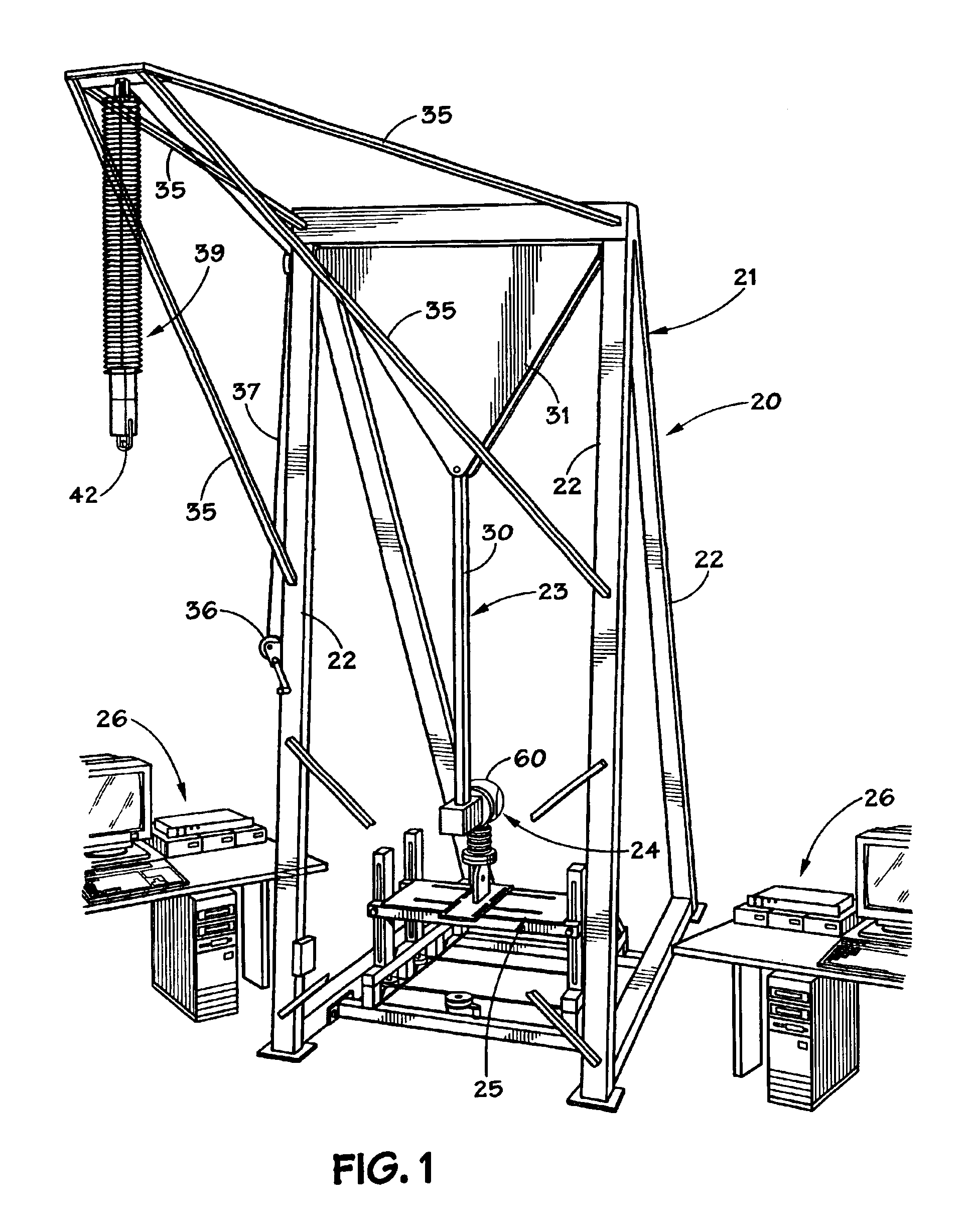 Method and apparatus for testing football helmets