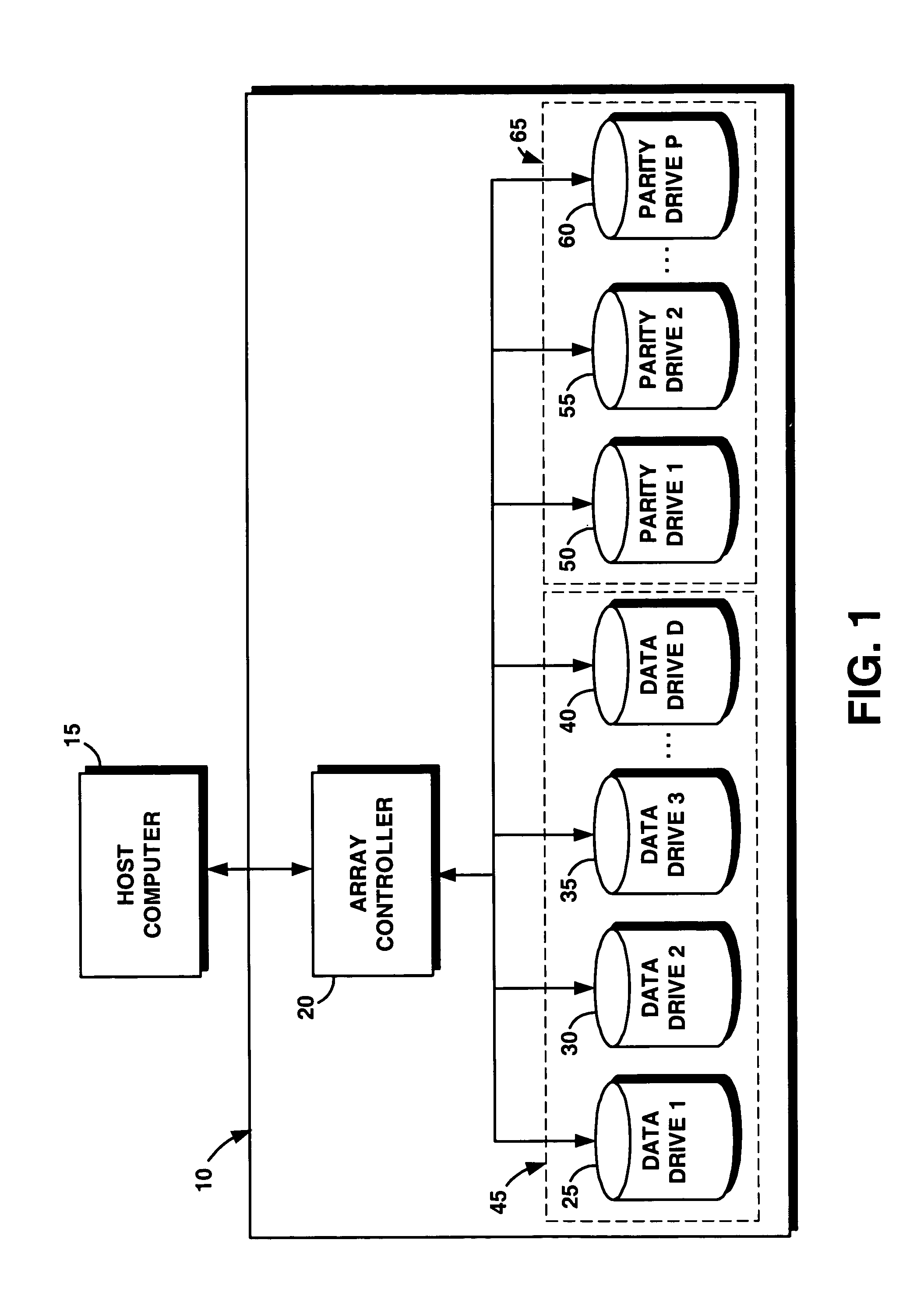 System and method for enabling efficient recovery of data in a storage array