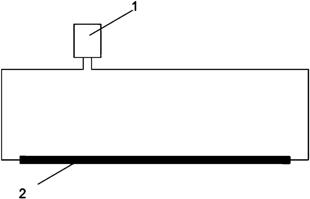 Make-and-break type burst early warning detection cable and detector